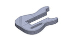 Modular 3D printed Strat-Style guitar files STL and 3mf with solid pattern