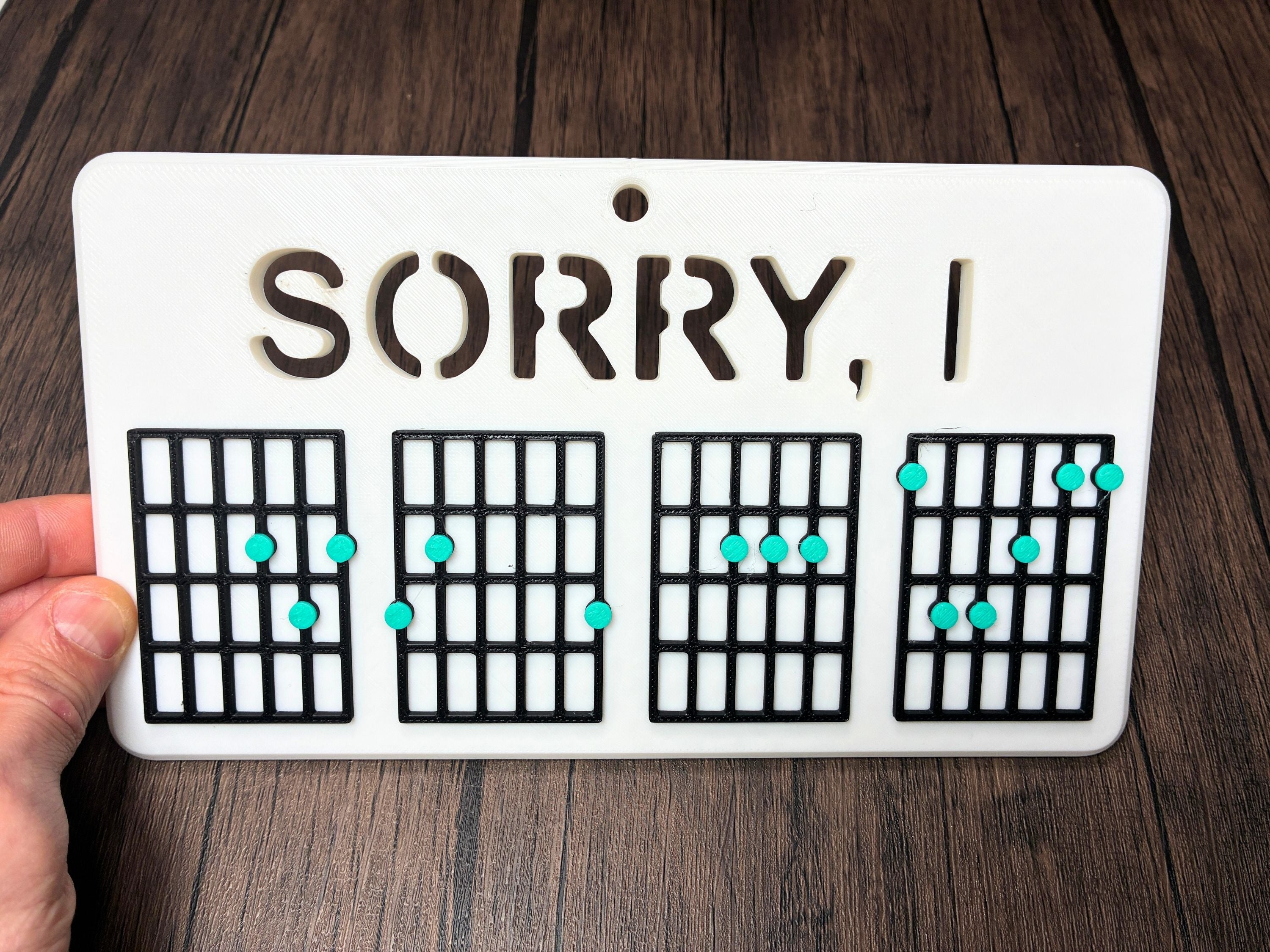 "Sorry, I D G A F" Sign (STL)