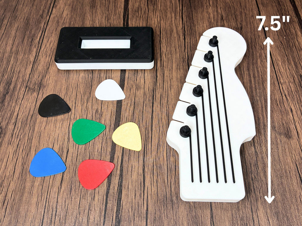 Headstock Pick Holder (STL)